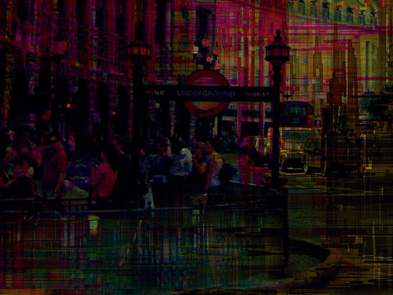 Texturas del mundo, London, Regent St. 2/XL large original artwork