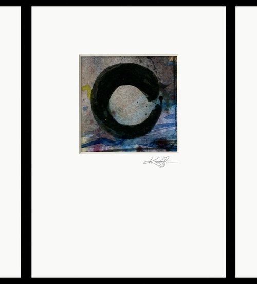 Enso Of Zen Collection 3 - 3 Abstract Zen Circle paintings by Kathy Morton Stanion by Kathy Morton Stanion