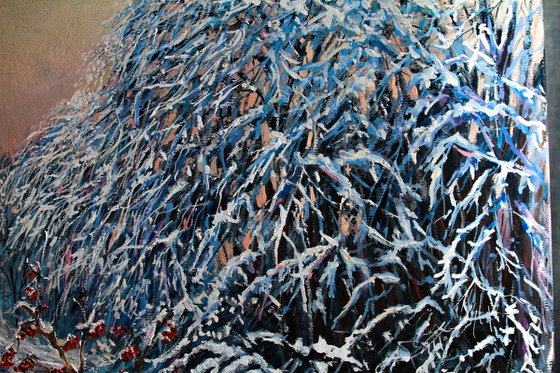 The silence of a frosty morning is heard