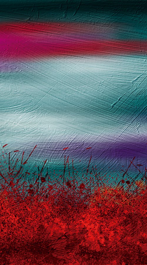 Horizontes dispersos 3/XL large original artwork by Javier Diaz