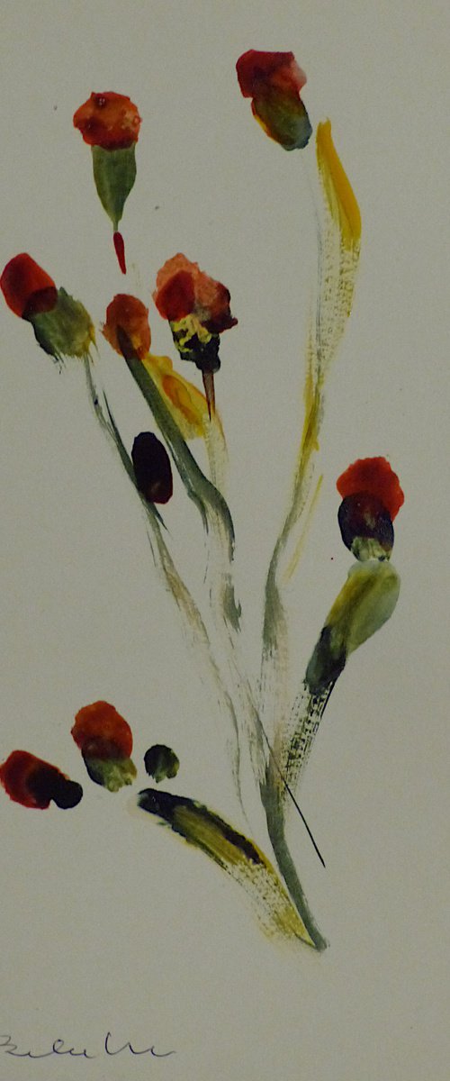 Exquisite Flowers 2, 21x10 cm by Frederic Belaubre