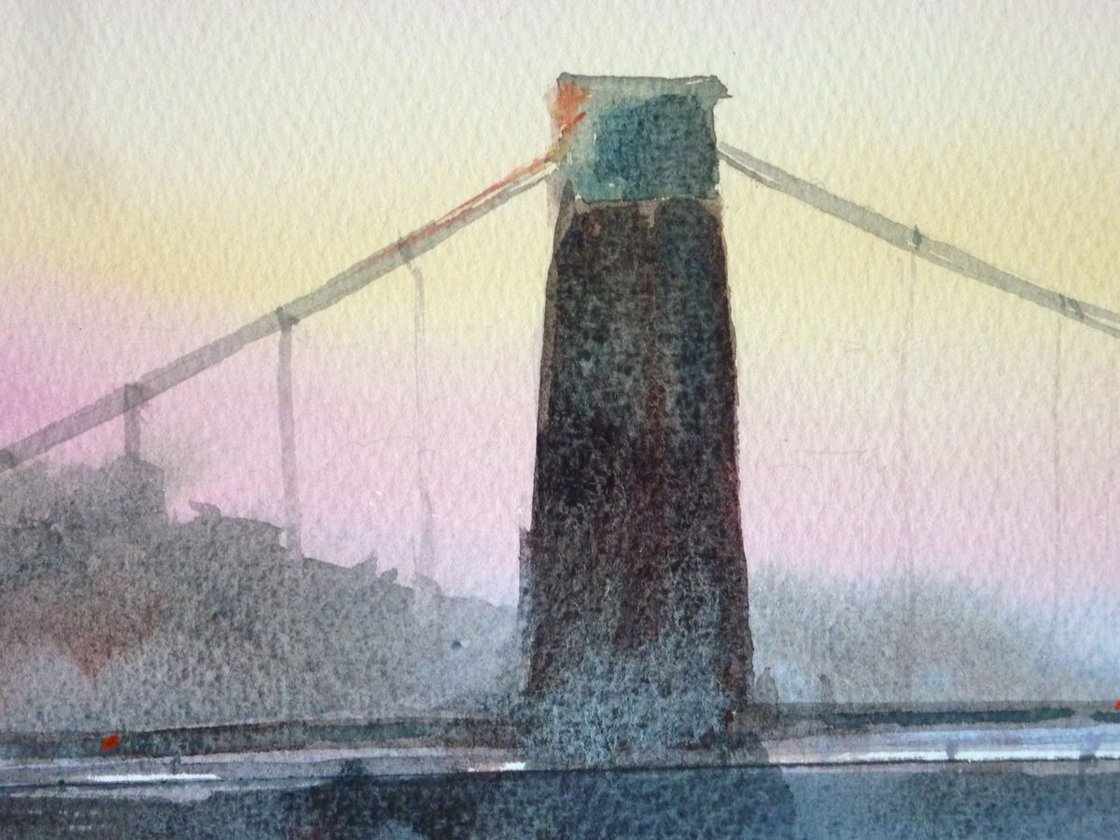 Clifton Suspension Bridge, Bristol Watercolour: Henry Jones