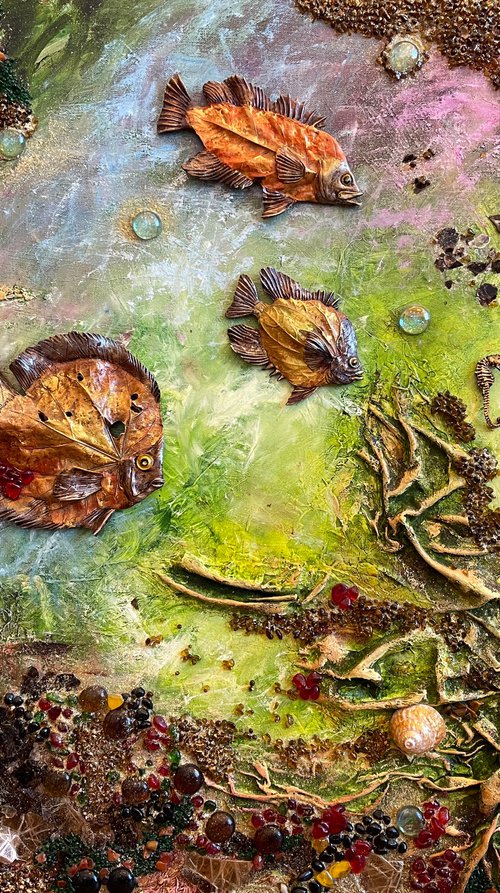 The Sea. Collage by Diana Malivani