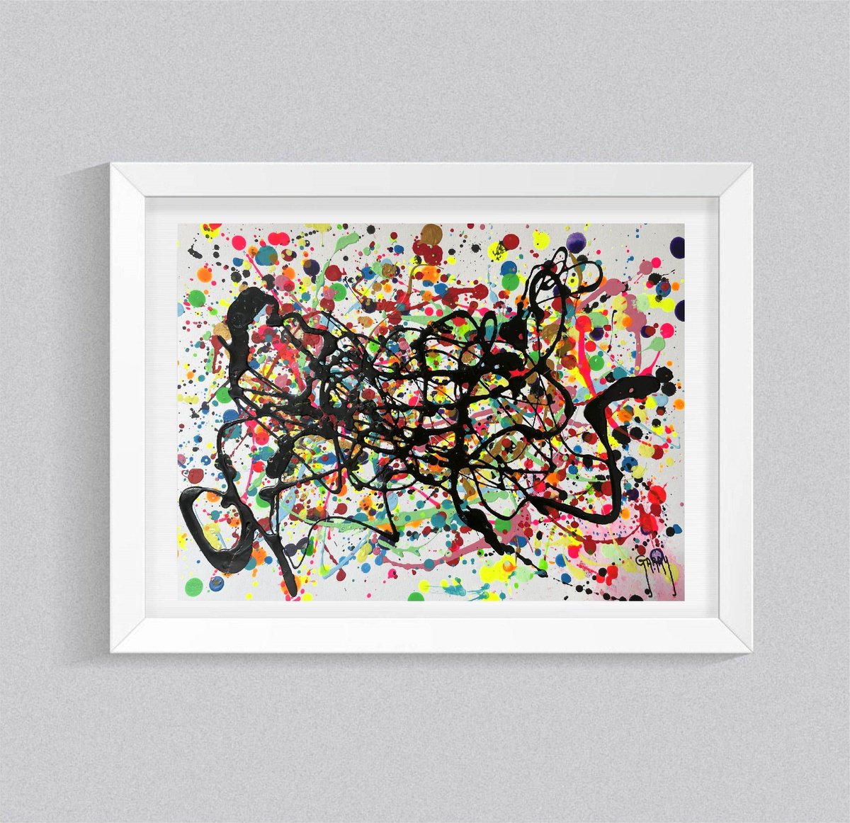 Abstract Pollock 13 by Juan Jose Garay