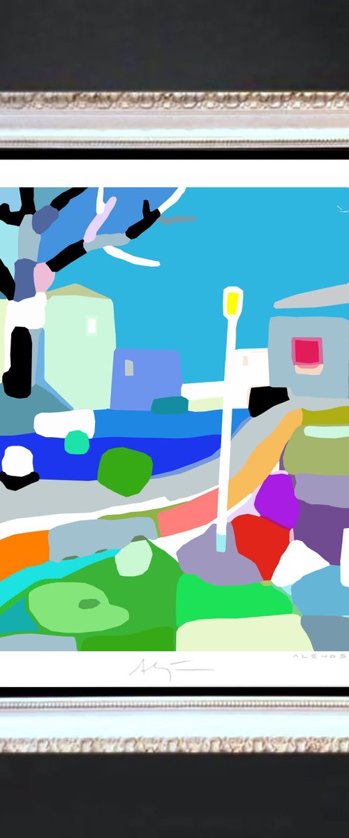 The painter and the model by Alejos