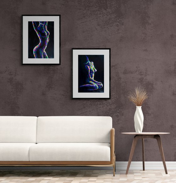 Echoes of the Body. Diptych