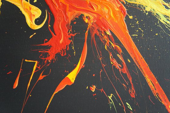 Lava In Space (Spirits Of Skies 098165) - 140 x 70 cm - XXL (56 x 28 inches)