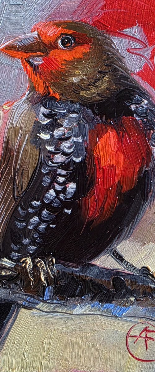 Heart bird by Nataly Derevyanko