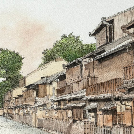 Hanamikoji Street in Gion, Kyoto