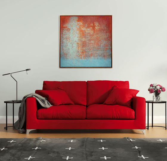Electric Blue & orange