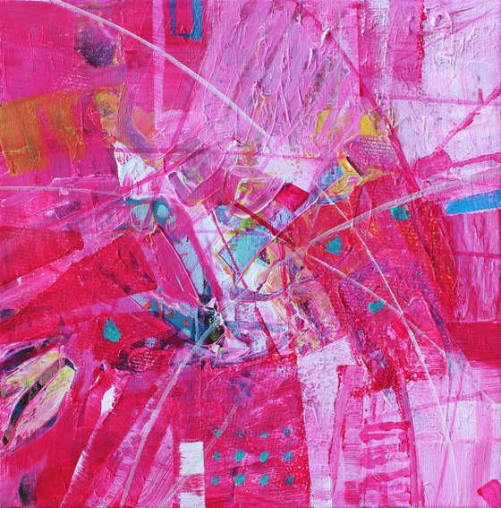 Small Abstract Paintings, Set of Two