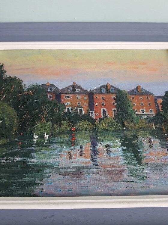 Hampstead Heath pond London