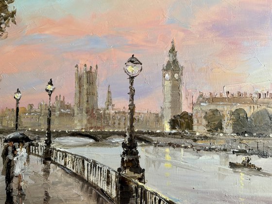 London. City lights.