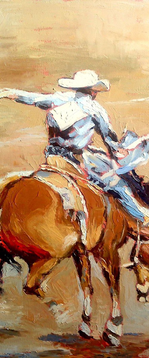 Rodeo player II by Magdalena Palega