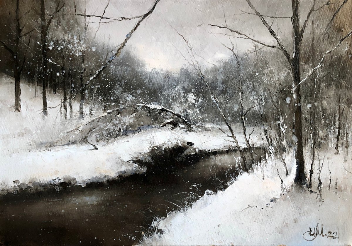 February snowfall by Igor Medvedev