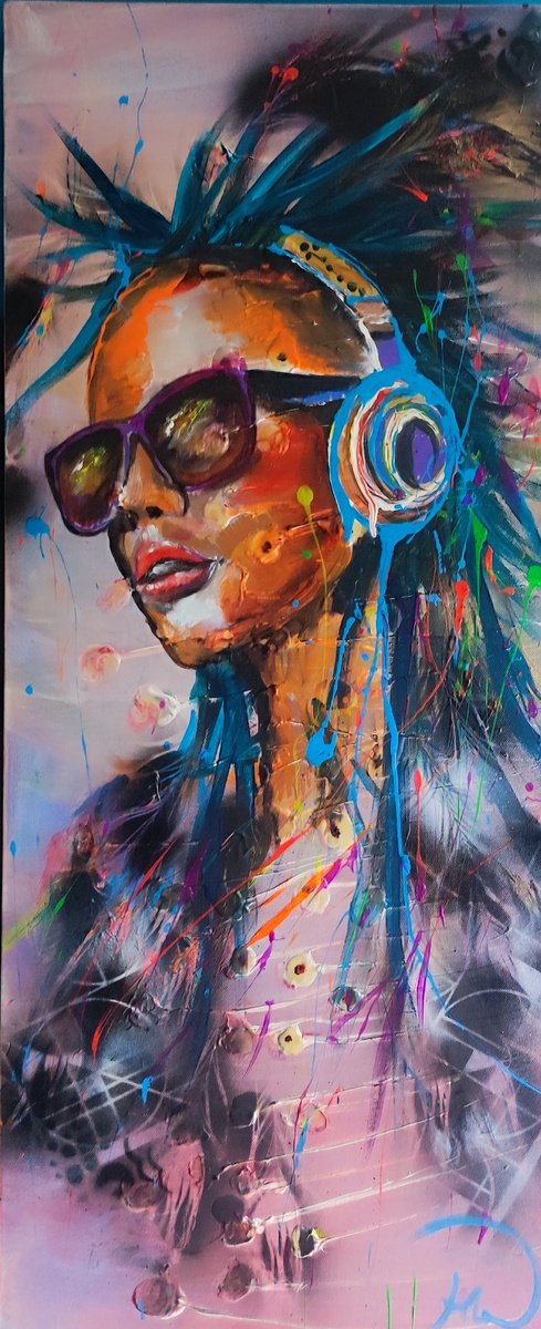 Punk By Beata Harasim, 12 X 31, Artwork For Sale On Artfinder