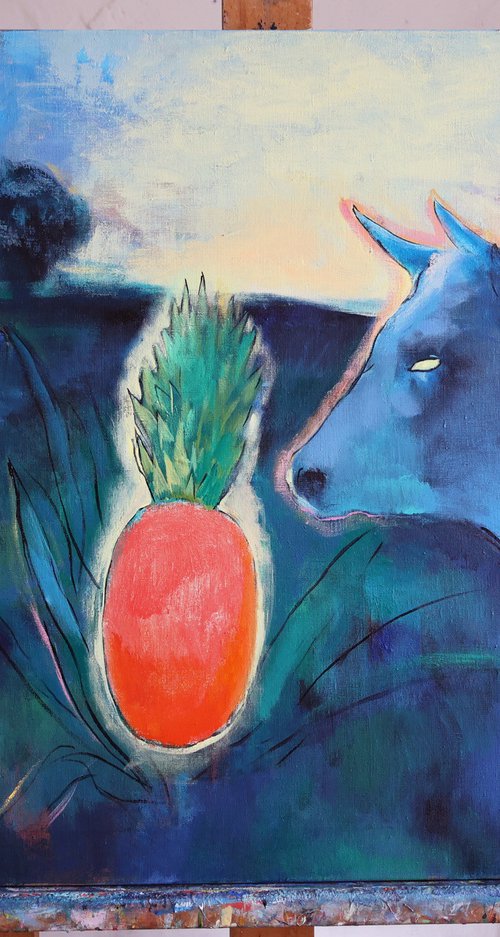 Tiny Cow by Artem Andreichuk