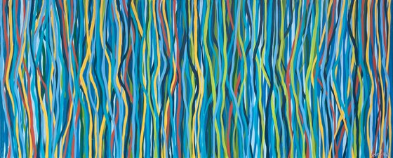 Rio Funk - 152 x 61cm acrylic on canvas
