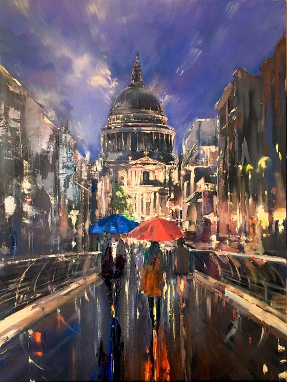 'EVENING STROLL AT ST PAUL'S CATHEDRAL'