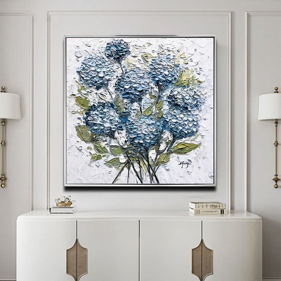 Blue Hydrangea