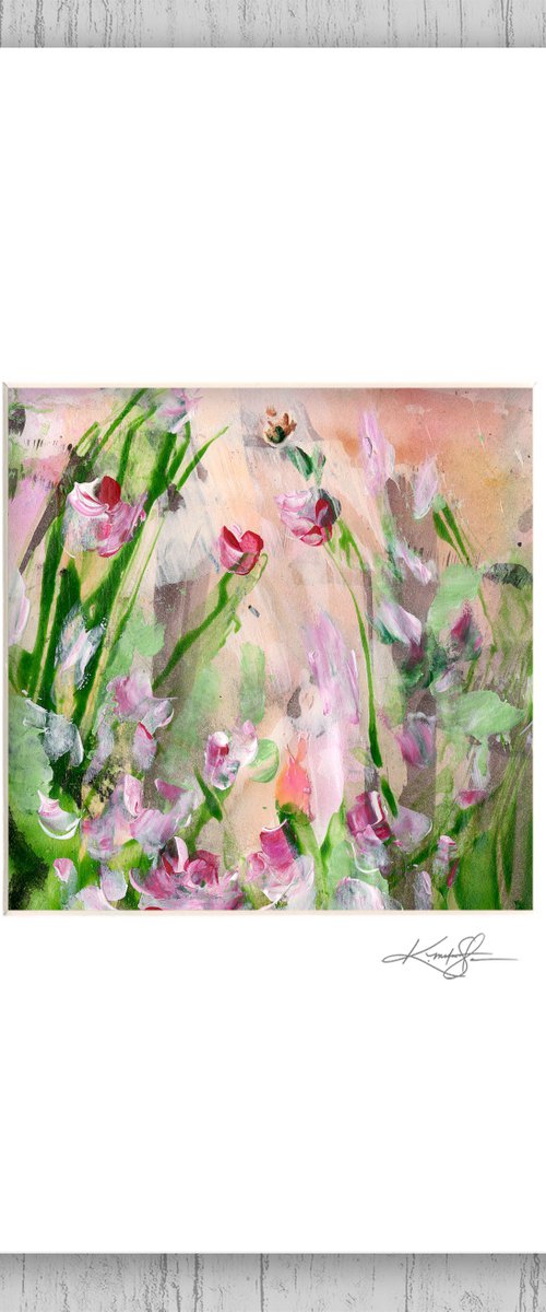 Meadow Dreams 29 - Flower Painting by Kathy Morton Stanion by Kathy Morton Stanion