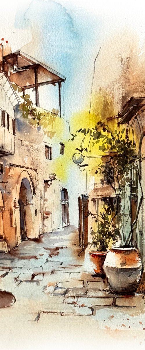 Tzfat Israel City by Sophie Rodionov