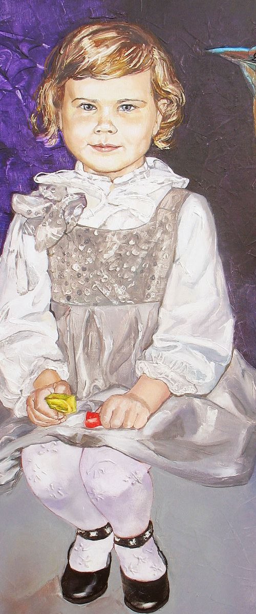 Portrait of a Child by Silvija Drebickaite