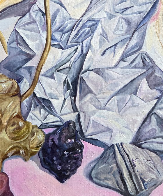 Poppies and Artichoke Flower