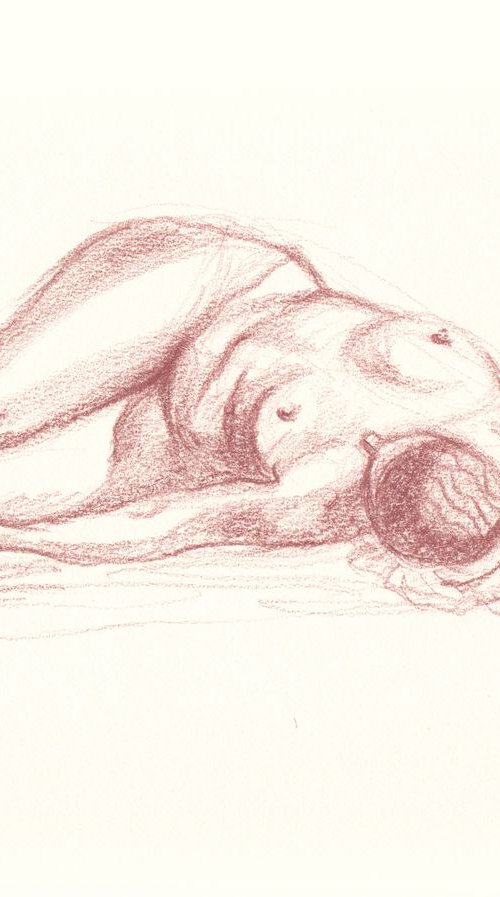 Sketch of Human body. Woman.58 by Mag Verkhovets