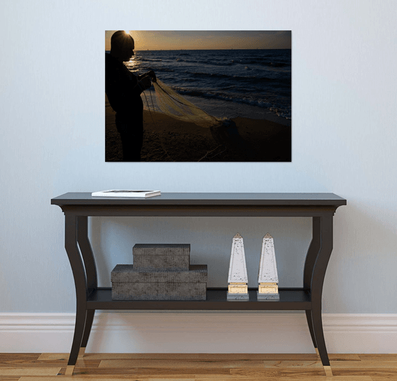 The fisherman III | Limited Edition Fine Art Print 1 of 10 | 75 x 50 cm