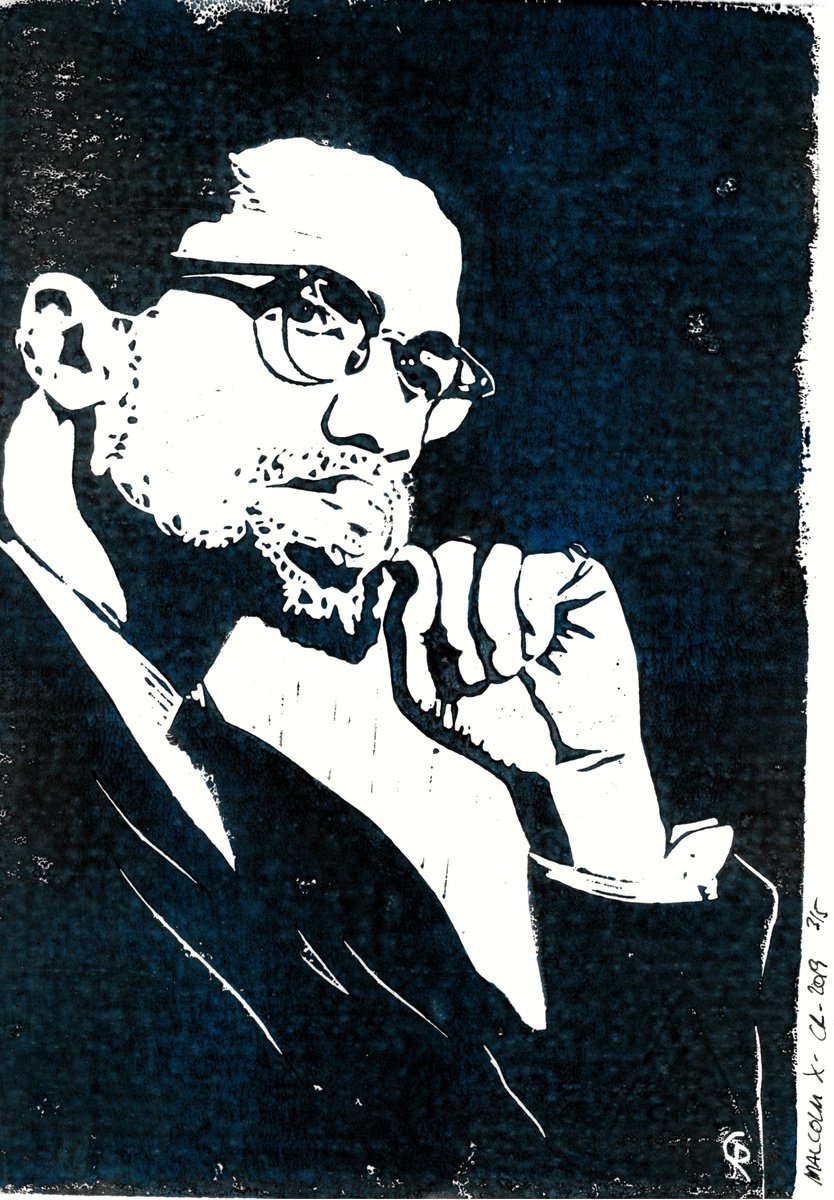 Dead And Known - Malcolm X by Reimaennchen - Christian Reimann