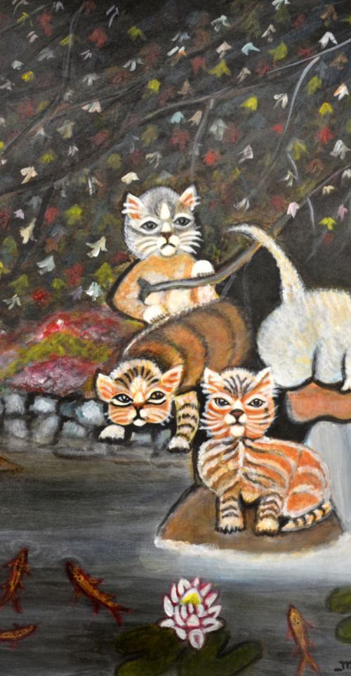 Cats in the Wild II by Manjiri Kanvinde