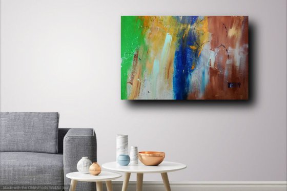 large abstract painting 120x80 cm-large wall art-title-c358