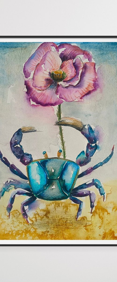 Crab Illustration (small) by Evgenia Smirnova