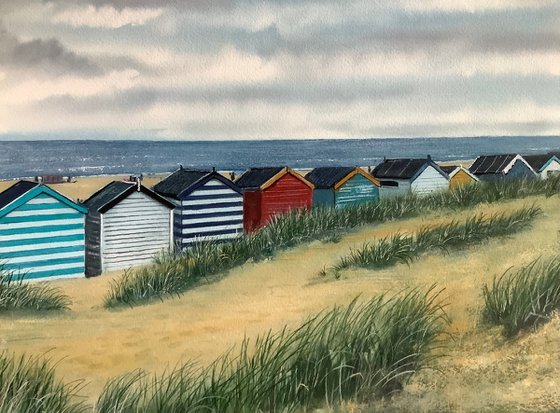 Beach huts