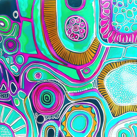 Geometric abstraction #35