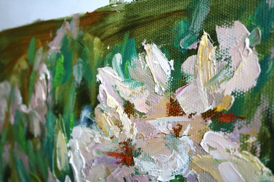 Irises in the Wind... /  ORIGINAL PAINTING