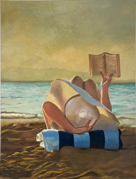 Reading by the waves