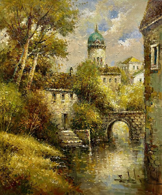 The Green Dome at Dusk