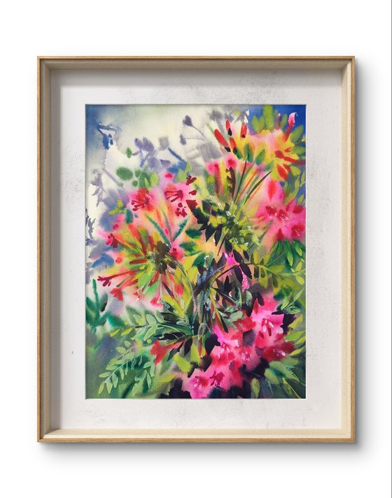 Flowers. Original artwork