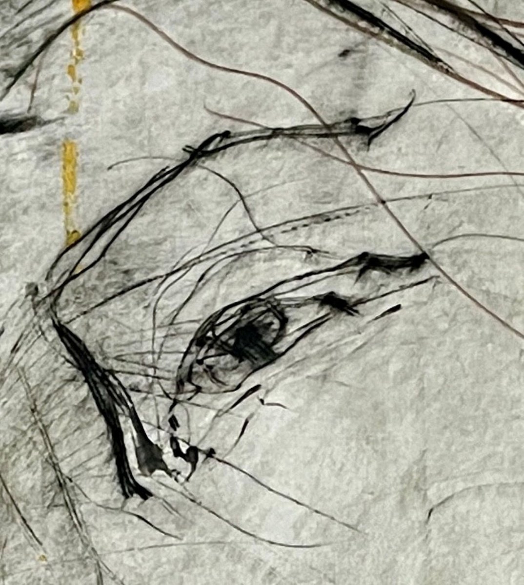 Expressive Drawing , Madonna By Eduard Belsky, 15 X 33, Artwork For Sale On Artfinder
