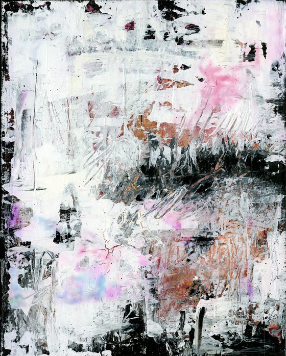 Secrets In Abstraction 1 - Textural Abstract Painting  by Kathy Morton Stanion