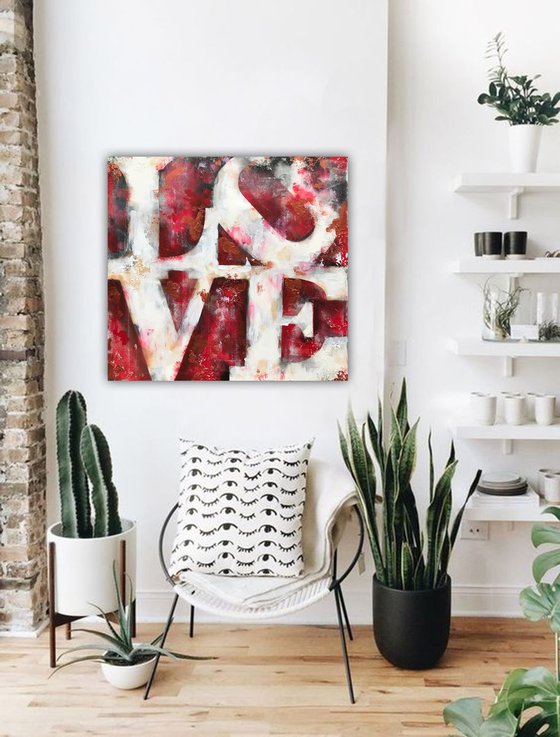 rough love-Indiana wink (90 x 90 cm) Dee Brown
