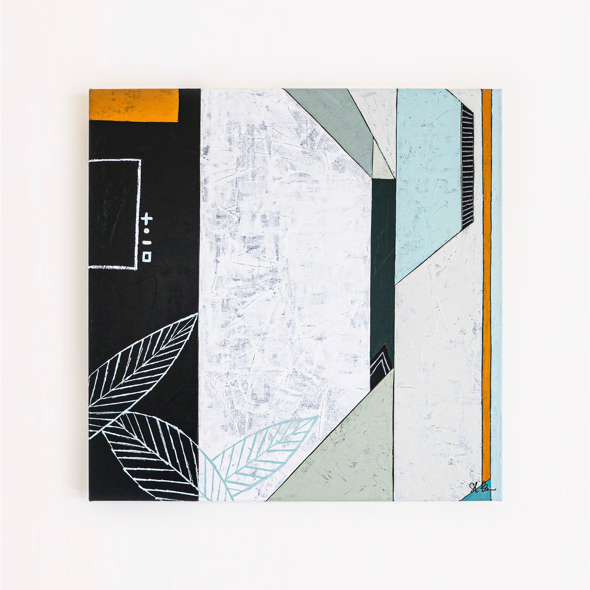 Abstract Acrylic Painting By Hyunah Kim, 30 X 30, Code 32, Original Artwork