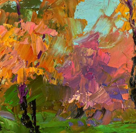 Quiet Autumn in the Sun's Rays