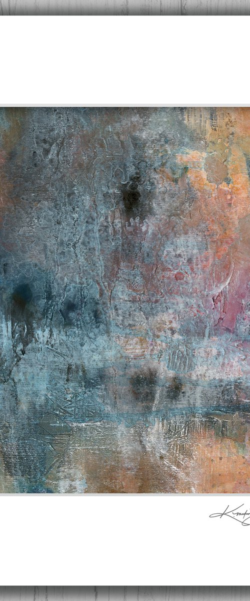 All Who Wonder 7 - Mixed Media Textural Abstract Painting by Kathy Morton Stanion by Kathy Morton Stanion