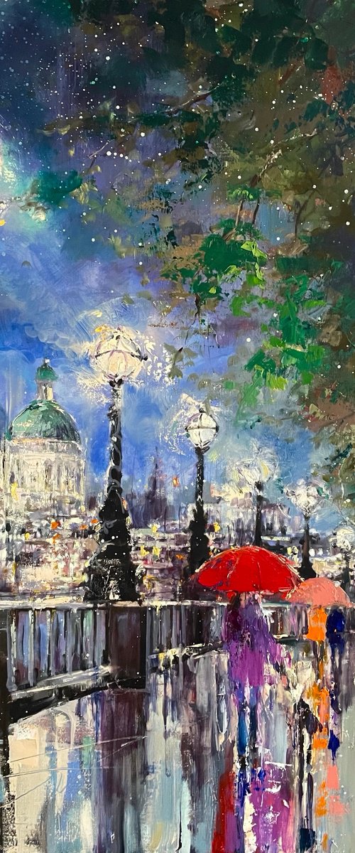 Starry Night over St.Paul’s Cathedral by Ewa Czarniecka