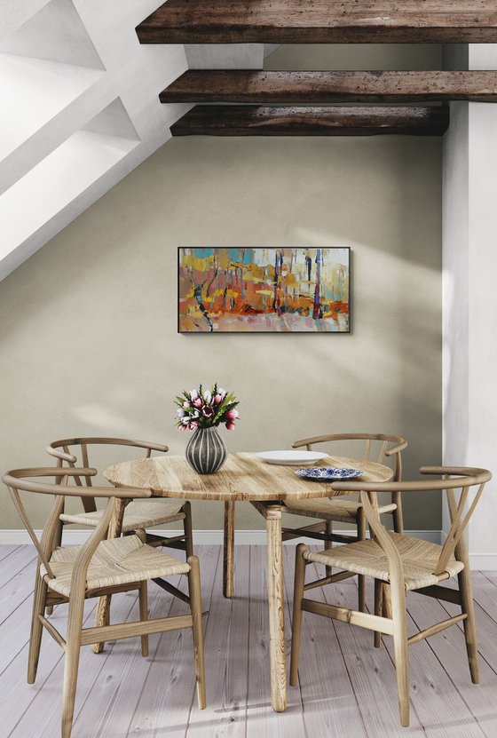 Autumn in the forest.