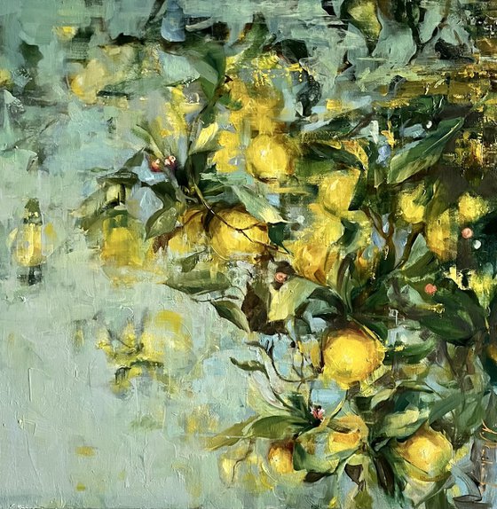 LEMONS ON BRANCHES ART 24