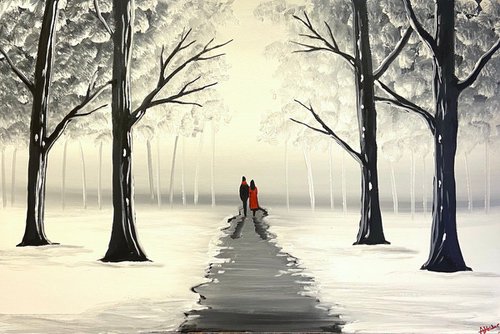 Memorable Winter Walk 2 by Aisha Haider